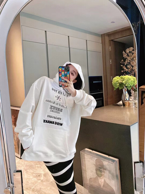 【NANCY】Personalized Trend Pattern Hoodie M7771# WPL