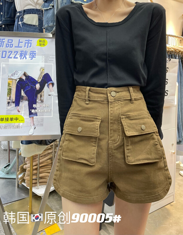 [Korean original] Ming pocket design heavy industry denim shorts 90005
