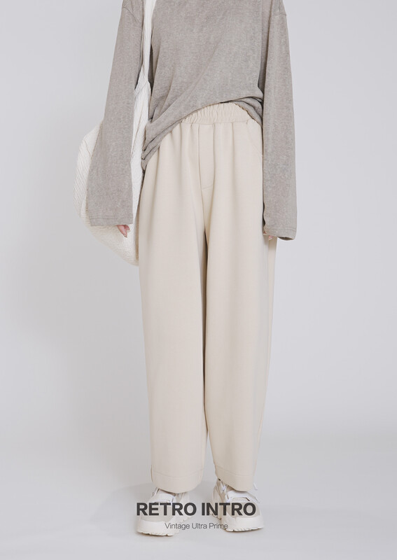 【RIN】Simple and casual Korean style all-match loose casual pants R21390
