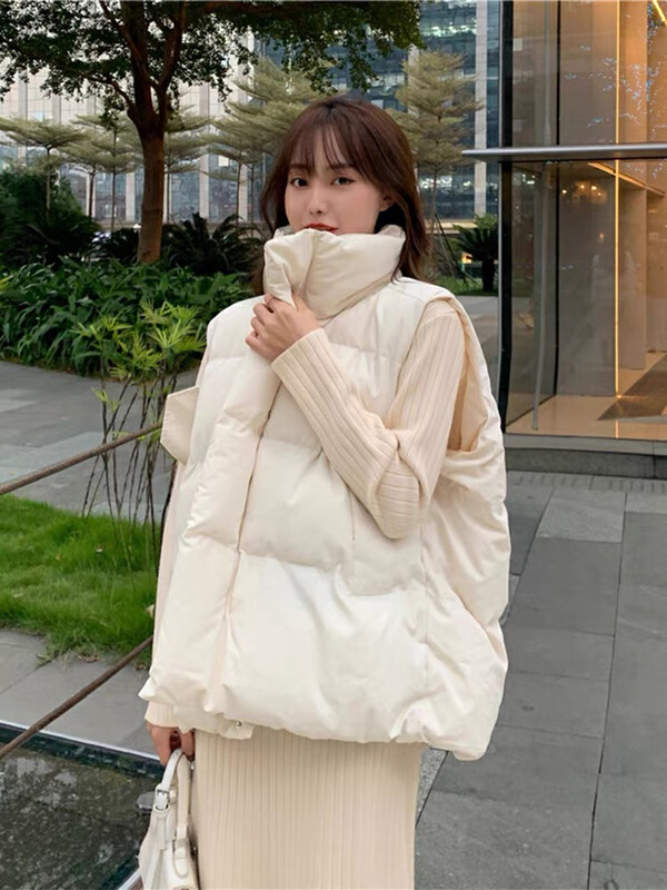 【KIKI STUDIO】Comfortable Simple Solid Color Vest 6975# HJY