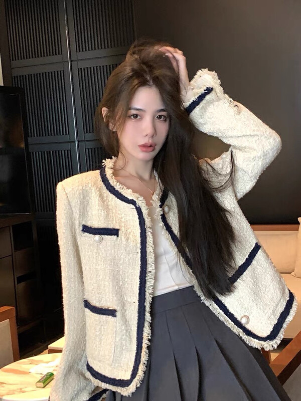 New in winter!【KIKI STUDIO】Celebrity sweet and fragrant short coat 6926# HJY