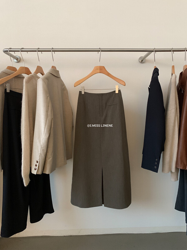 [IMISS] Small design, all-match, slim front split skirt and skirt QK3539# FHX