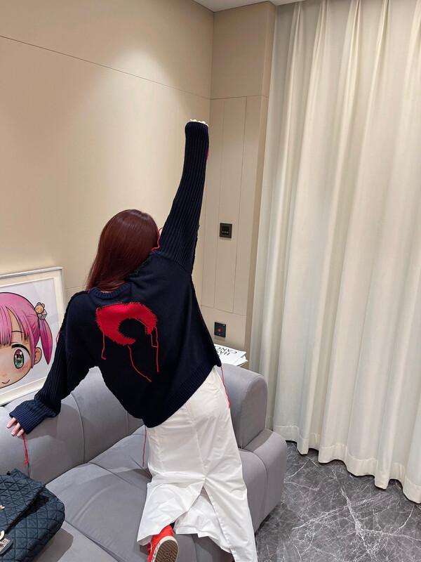 【NANCY】Korean version of the tassel moon knitted sweater M3713# WPL