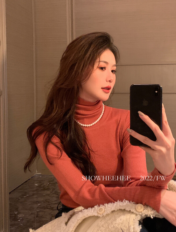 【Xiu Xixi】Comfortable, simple and fashionable all-match bottoming shirt (including 40% wool) 1009# JHY