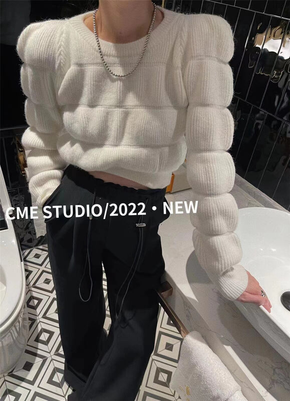 New in winter!【UNM-SHOW】Solid color all-match Korean warm sweater 6721# WTT