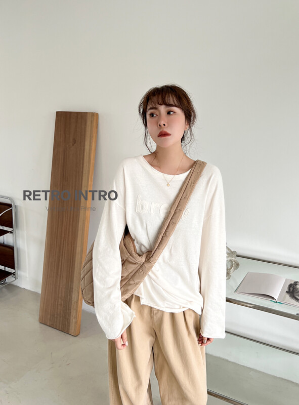 Original price 82.34! [RIN] long-sleeved T-shirt R21626