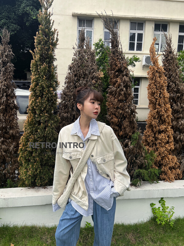 【RIN】Simple temperament casual lapel all-match short coat 21362