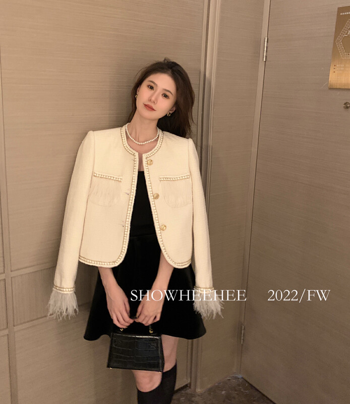 New for winter!  [Xiu Xixi] Temperament celebrity high-end heavy industry short coat 388# JHY