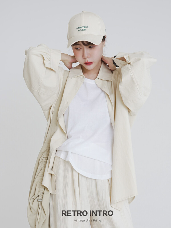 【RIN】Casual simple style all-match commuter vest bottoming shirt R21579