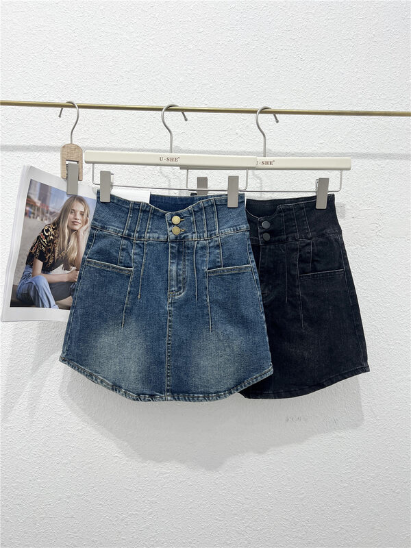New in autumn!【U.SHE】High waist all-match slim culottes 27787# JJ