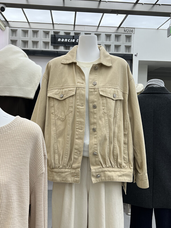 Original price 157.79! [RIN] Korean simple feng shui washed cotton commuter short coat R-21362