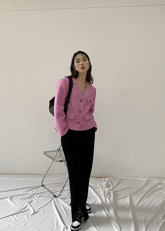 Original price 89.11! [ONIVINTAGE O'Neill] Loose drape slit knitted casual pants OL218K3353