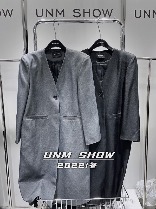New for winter!  【UNM-SHOW】Korean style high-end fashion temperament mid-length suit coat 6530# WTT