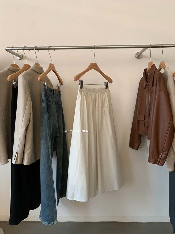 【IMISS】Korean version of simple, versatile and slim tutu skirt QK3523# FHX