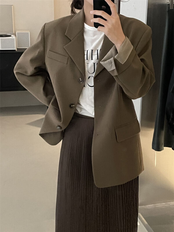 [CLEAN SPACE] Temperament texture commuter suit 27985