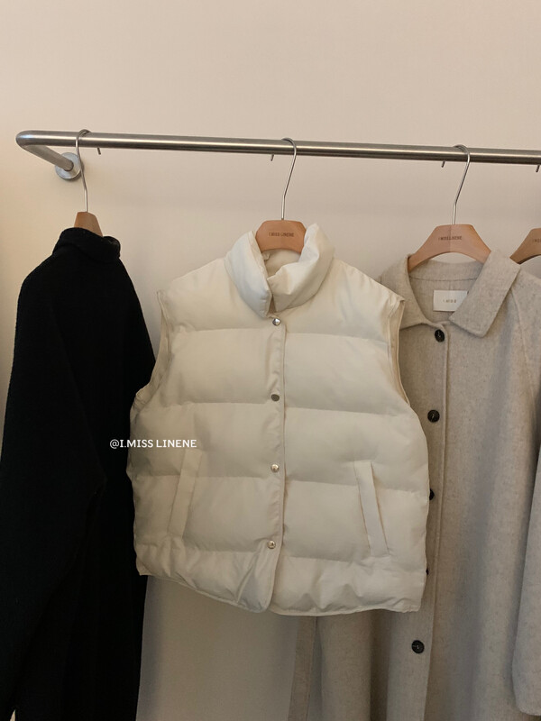 【IMISS】Korean version of casual cotton vest vest jacket QK881