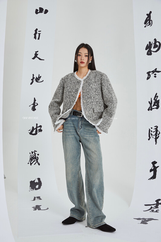【ONIVINTAGE ONIVINTAGE】Versatile retro belted jeans jeans (with belt) OH226M6185