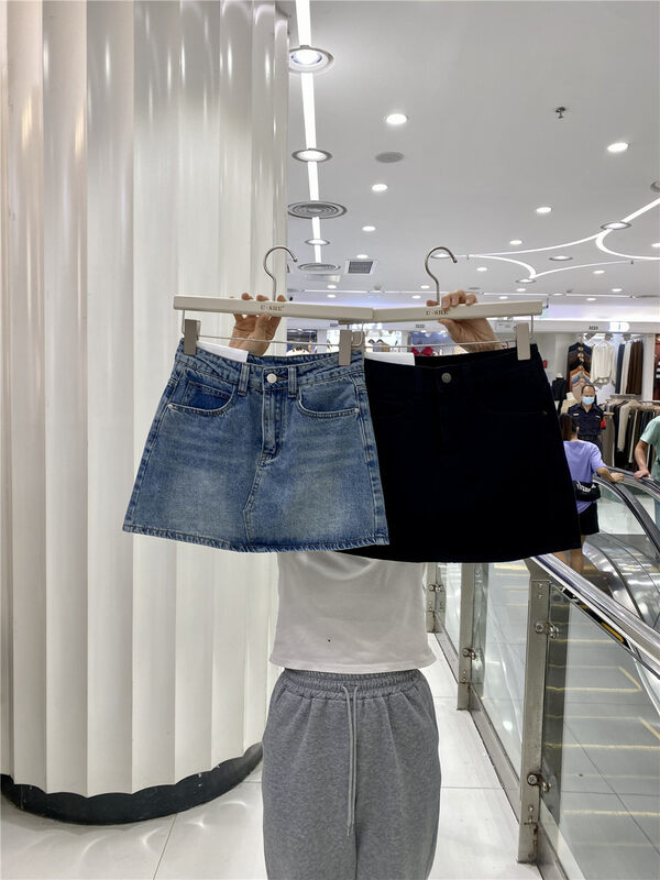 New in autumn!【U.SHE】Casual slimming denim skirt 39157# JJ