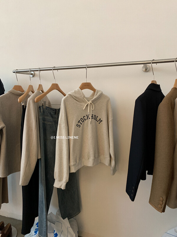 【IMISS】Korean Loose Letter Embroidered Sweater Sweater QK3576# FHX