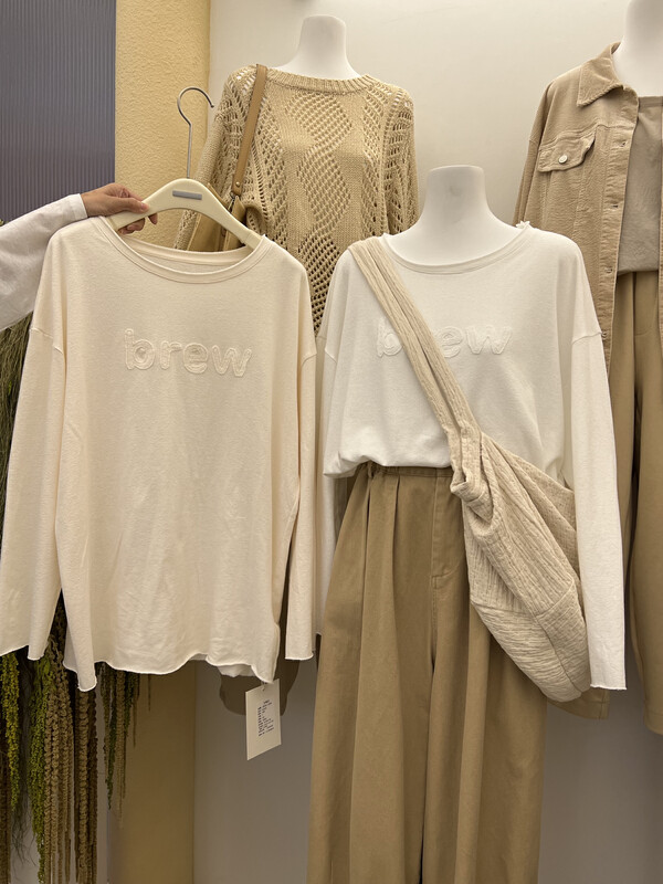 Original price 82.34! [RIN] High-quality cotton bottoming shirt long-sleeved T-shirt 21626
