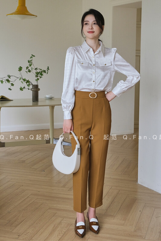 New in early autumn! [Fan] Straight loose all-match trousers 8693# JHY