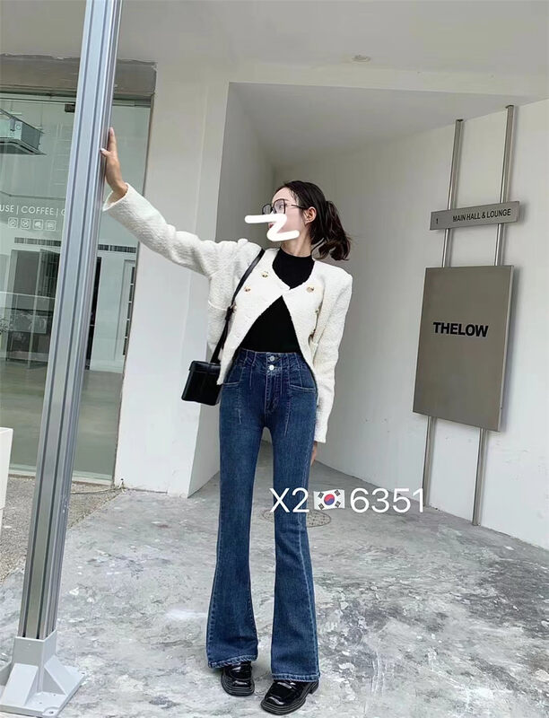 New in autumn! [X2 square] slim and comfortable jeans NX6351# L