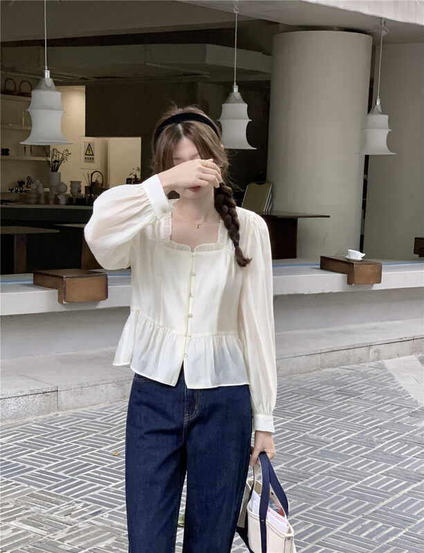 Original price 88.99! 【T.G】Japanese simple all-match small shirt A17838# CLS