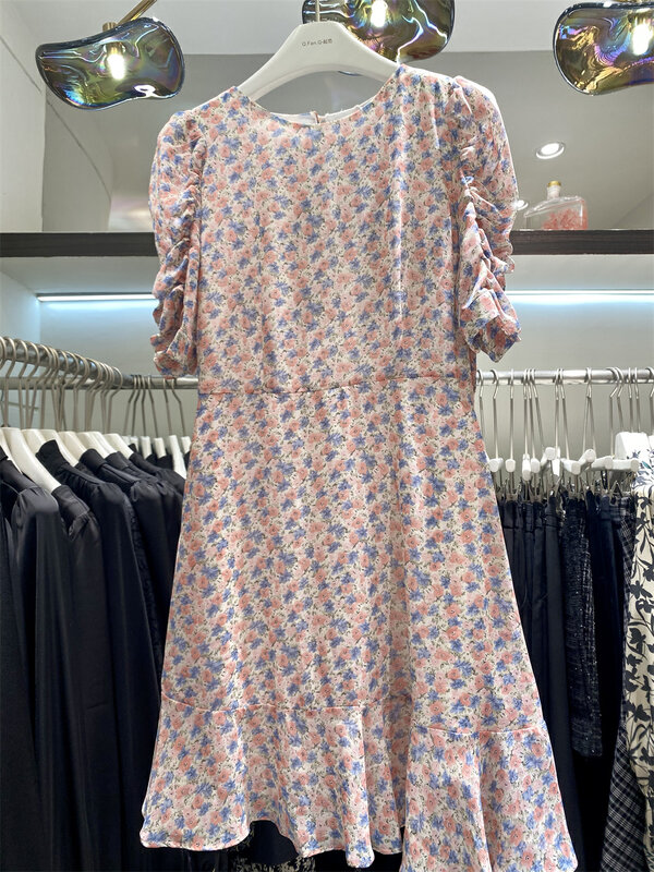 [Qi Fan] Small fresh and sweet age-reducing dress 7316# JJ