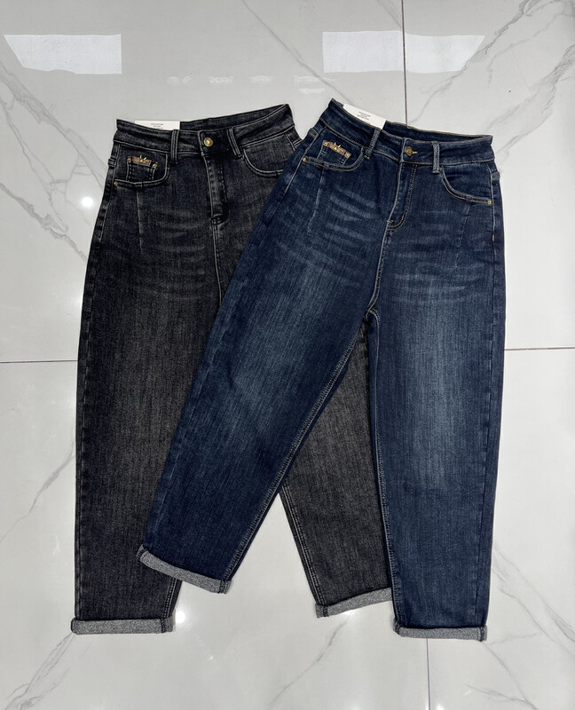 【Enxier】Comfortable and versatile simple jeans EF5520# FHX