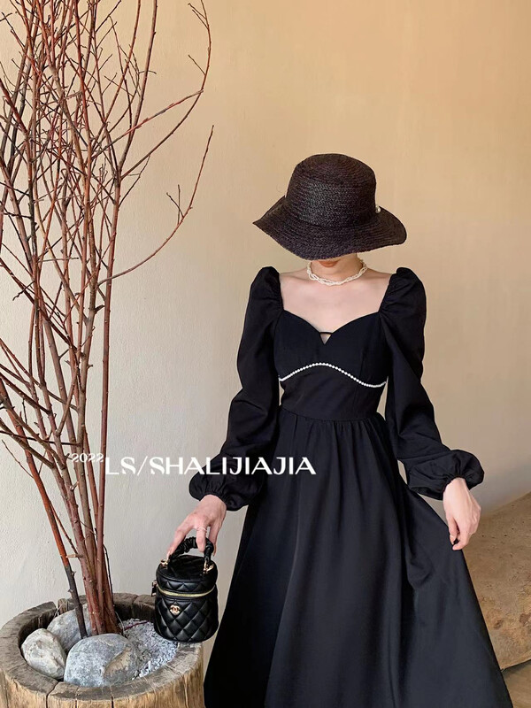 【LS】Designed niche French dress 2756# JHY