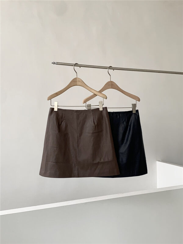 【T.G】Temperament solid color slim skirt 12558# CQW