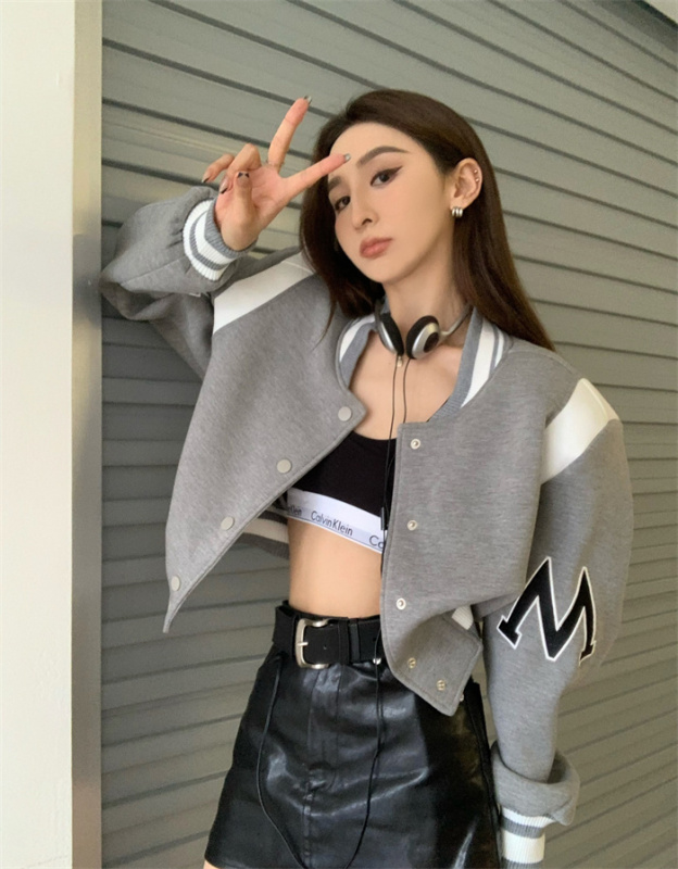 Real Price Korean Version Casual Lazy Baseball Short Jacket