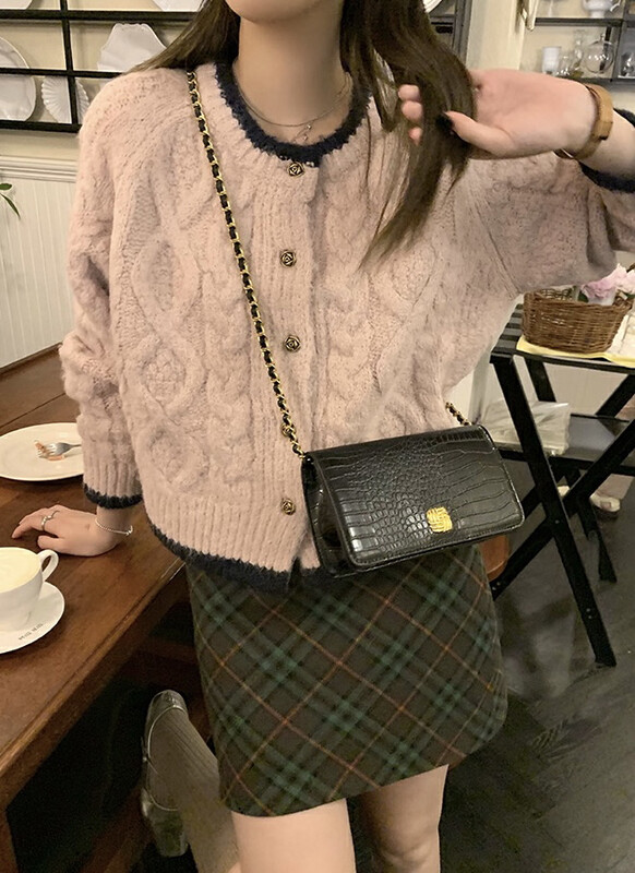 【Amanda】Korean version of retro lazy all-match warm sweater 5285# PCZ