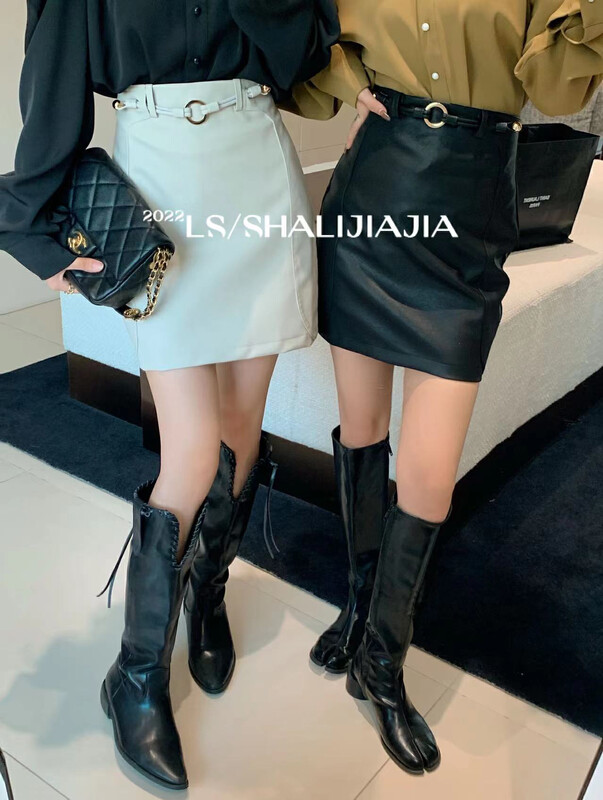 【LS】Korean all-match A-line skirt 8570# JHY