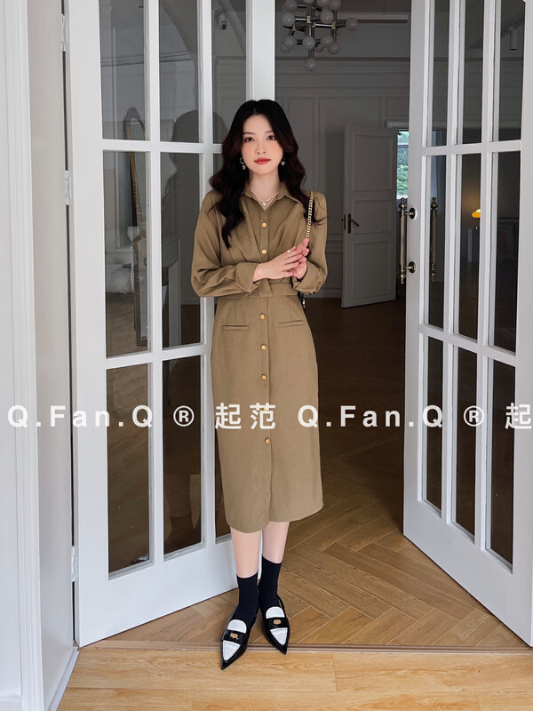 Autumn is new! [Fan] Fashionable dress with characteristic design sense 80326# JHY