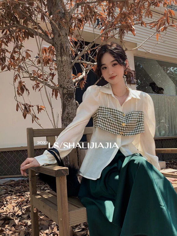 Original price 88.99! [LS] Korean Single Breasted Loose Shirt 2779