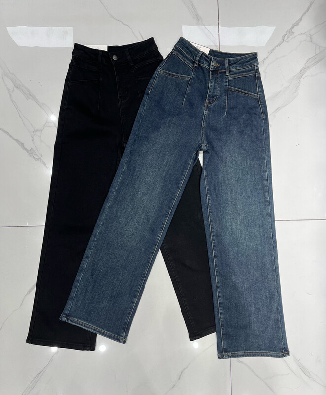 【Enxier】Comfortable and versatile straight jeans EM5861-3# FHX