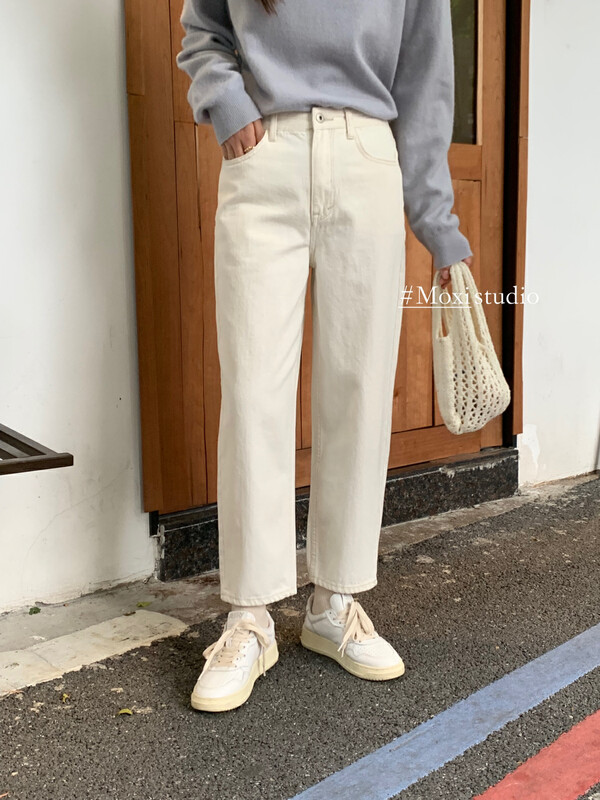 New in autumn! [MOXI] Simple and casual all-match jeans 20021# CQW