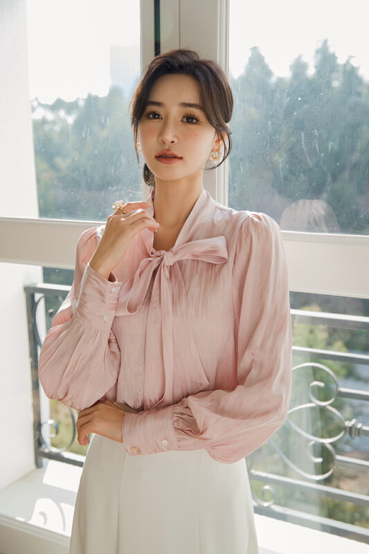 New in autumn! [Qi Fan] Fashionable simple solid color shirt 7980# JHY