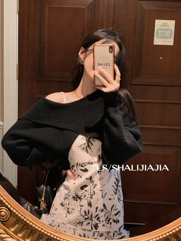 【LS】Korean Lazy Style Irregular Sweater M2019