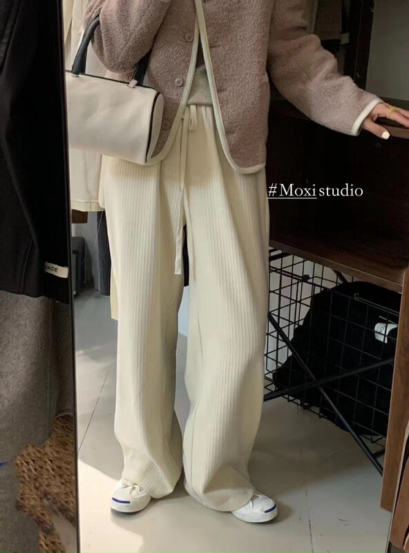 New in winter!【MOXI】Korean comfortable all-match casual pants 2009# CQW