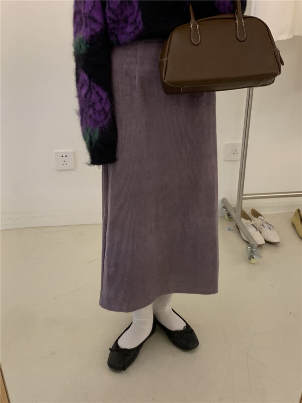 New in winter!【ARE YOU】Neat version comfortable and slim all-match skirt YS1-567# L