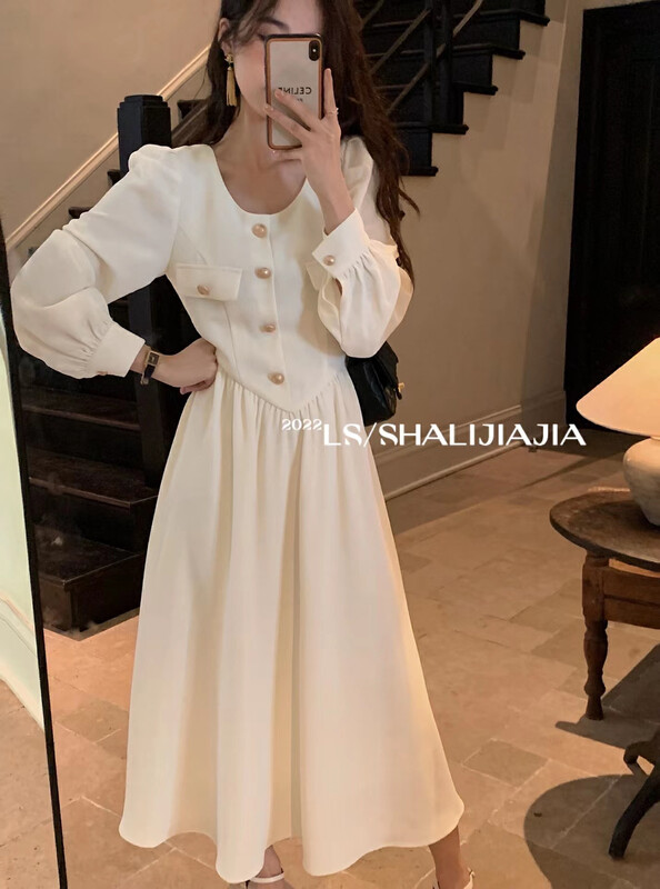 [LS] High-end lady style Xiaoxiang dress 8503