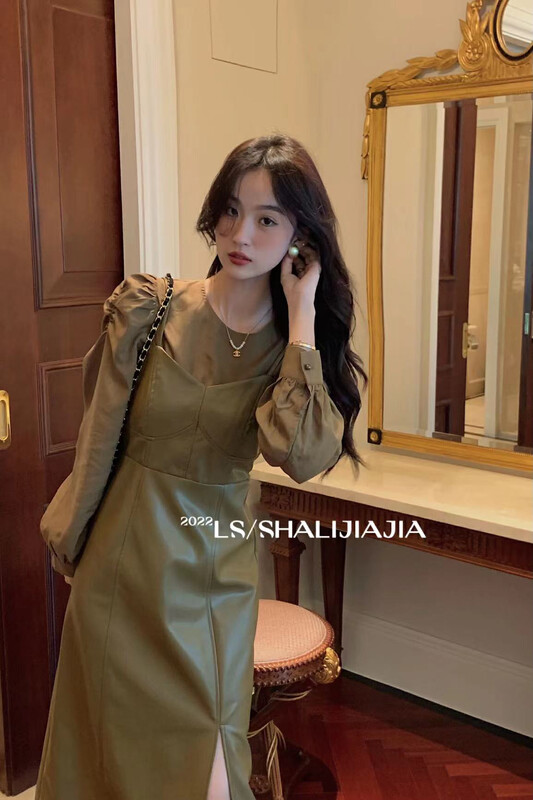 [LS] Temperament all-match puff sleeve bottoming shirt 9718