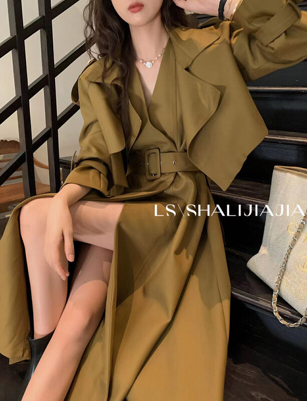 [LS] Korean Fashion V-Neck Sleeveless Dress + Atmospheric Lapel Short Jacket Suit (with Belt) 60136