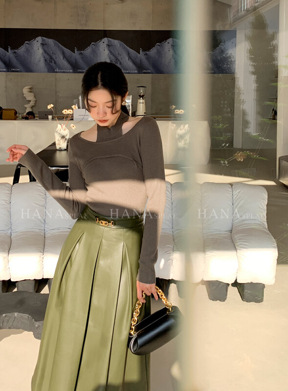 [HANNA Hanna] [Hanna] Elegant and intellectual sweater autumn new small sweater sweater H10638# JHY