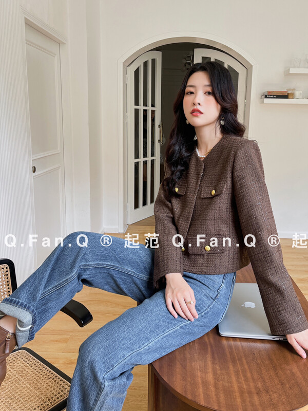 Autumn is new! [Fan] generous and versatile high-quality commuter short coat 80263# JHY