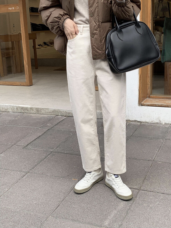 【T.G】Straight wide leg loose jeans 18609# CLS