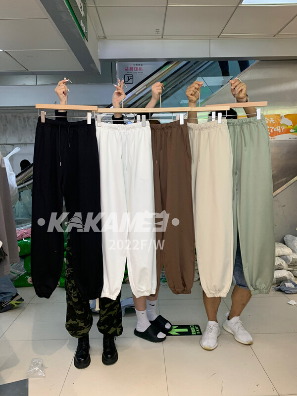 Original price 84.60! [KAKAMEE] Autumn new fashion brand new fabric cotton loose casual pants elastic drawstring design slimming and versatile S782