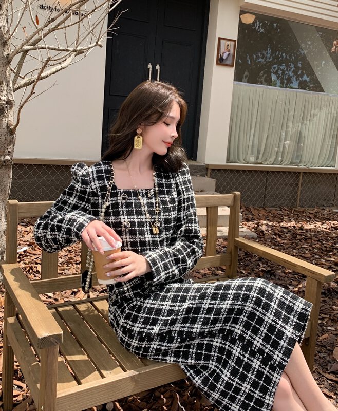 【MI2(N:AA)】Xiaoxiangfeng short coat + slim mid-length skirt two-piece suit A3524# JJ